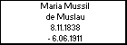 Maria Mussil de Muslau