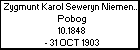 Zygmunt Karol Seweryn Niementowski h. Pobog