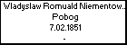 Wladyslaw Romuald Niementowski h. Pobog
