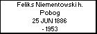 Feliks Niementowski h. Pobog