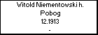 Witold Niementowski h. Pobog