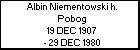Albin Niementowski h. Pobog