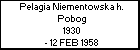 Pelagia Niementowska h. Pobog
