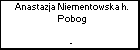 Anastazja Niementowska h. Pobog