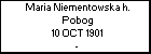 Maria Niementowska h. Pobog