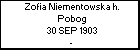 Zofia Niementowska h. Pobog