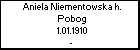 Aniela Niementowska h. Pobog