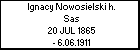 Ignacy Nowosielski h. Sas