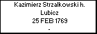 Kazimierz Strzalkowski h. Lubicz