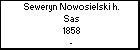 Seweryn Nowosielski h. Sas