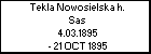 Tekla Nowosielska h. Sas