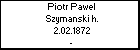 Piotr Pawel Szymanski h.