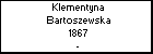 Klementyna Bartoszewska