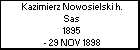 Kazimierz Nowosielski h. Sas