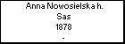 Anna Nowosielska h. Sas