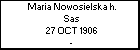 Maria Nowosielska h. Sas