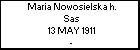 Maria Nowosielska h. Sas