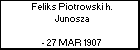 Feliks Piotrowski h. Junosza