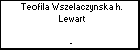 Teofila Wszelaczynska h. Lewart