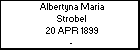 Albertyna Maria Strobel