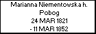Marianna Niementowska h. Pobog