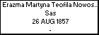 Erazma Martyna Teofila Nowosielska h. Sas