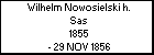 Wilhelm Nowosielski h. Sas