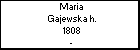 Maria Gajewska h.