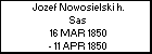 Jozef Nowosielski h. Sas