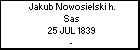 Jakub Nowosielski h. Sas