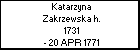 Katarzyna Zakrzewska h.