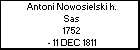 Antoni Nowosielski h. Sas