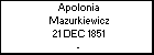 Apolonia Mazurkiewicz