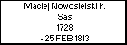 Maciej Nowosielski h. Sas