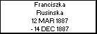Franciszka Rusinska