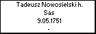 Tadeusz Nowosielski h. Sas