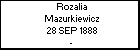 Rozalia Mazurkiewicz