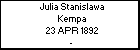 Julia Stanislawa Kempa