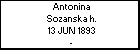 Antonina Sozanska h.