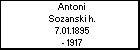 Antoni Sozanski h.