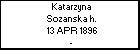 Katarzyna Sozanska h.