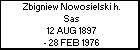 Zbigniew Nowosielski h. Sas