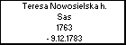 Teresa Nowosielska h. Sas
