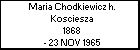 Maria Chodkiewicz h. Kosciesza