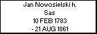 Jan Nowosielski h. Sas