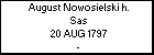 August Nowosielski h. Sas