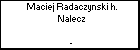 Maciej Radaczynski h. Nalecz