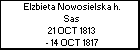 Elzbieta Nowosielska h. Sas