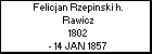Felicjan Rzepinski h. Rawicz