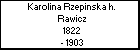 Karolina Rzepinska h. Rawicz